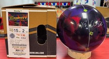 15 lb STORM IDENTITY B-C-P BOWLING BALL - NEW IN BOX 3.50" INCH PIN C052