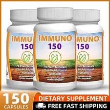 3PACK IMMUNO 150 THE ULTIMATE MULTI VITAMIN, IMMUNE BOOSTER, Exp 2028, 150-CAP