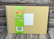Stamp Its 10" 7" Acid Free Paper Scrapbook 30 Pages 190 Gram Paper NEW