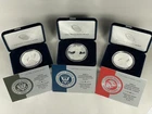 2025 Silver Eagle 250th Army Navy & Marines Privy Proof 3 Coin Set W/ OGP & COA