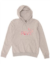 Puma Damen Graphic Hoodie Pullover UK 12 mittelgrau BV15