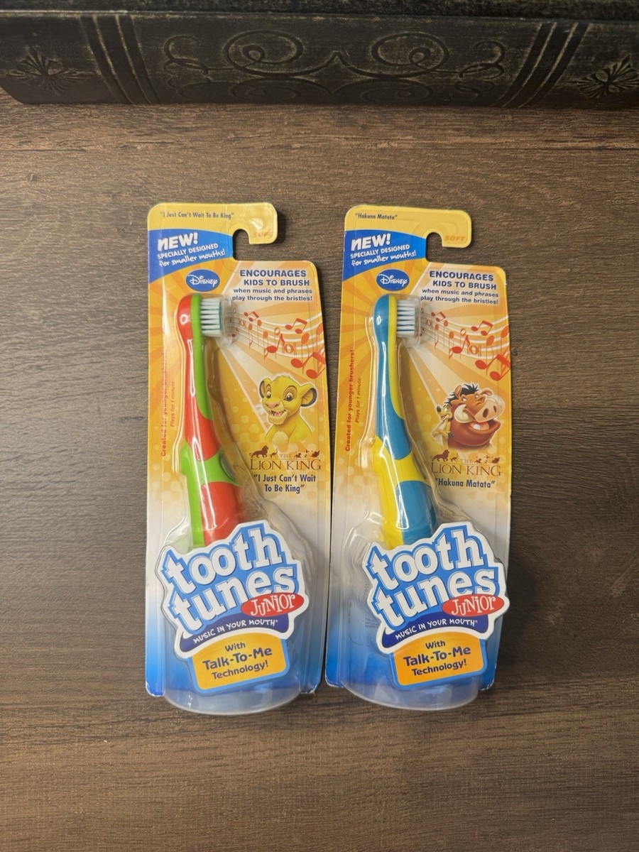 2) Tooth Tunes Disney Lion King Musical Toothbrush 2008 Rare | eBay
