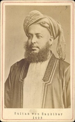 CdV Sultan von Zanzibar, Barghasch ibn Said, Portrait - 10935485