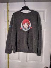 Wendy  s Logo Crewneck Sweatshirt   Barco Uniforms   Size L   30