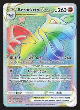 Aerodactyl VSTAR 199/196 Lost Origin Holo Secret Rare Pokemon Card NM