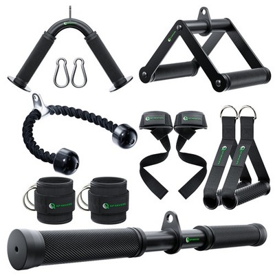 QPARVERS Cable Machine Attachment LAT Pulldown Attachments Machine...
