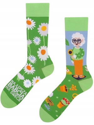 Socks My Dear Grandma Size 35-38 Colorful ''not for everyone'' 1 Pair