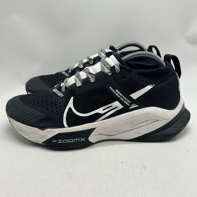 Nike ZoomX Zegama Trail Black White Women's Size 10 US Running