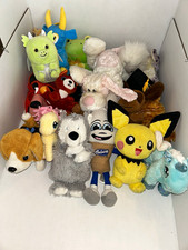 Mixed Brands Mixed Lot Plush Stuffed Animals Including Pok mon Pichu
