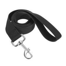 Nylon Dog Leash, 1 Pack Dog Training Leash 5 ft x 1 In, Black 