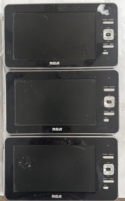 Lot 3 RCA Portable Digital LCD TV 7'' Screen DPTM70R PARTS Or Repair ONLY   -28