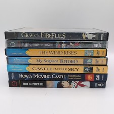 Lot Of 7 Studio Ghibli DVD Totoro Castle In The Sky Howl's Moving