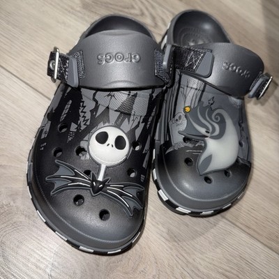 CROCS DISNEYLAND VTG RARE New Disney Nightmare Before Christmas Clog strap W7 M5