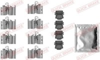 Quick Brake ZubehöRsatz, Scheibenbremsbelag Vorne Hinten FüR Chrysler CitroËN