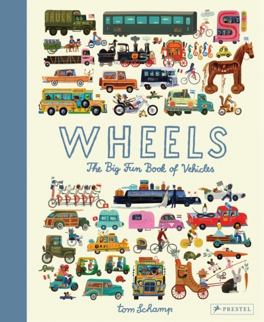 Wheels: The Big Fun Book of Vehicles by Tom Schamp 9783791375533 NEW - Image 4