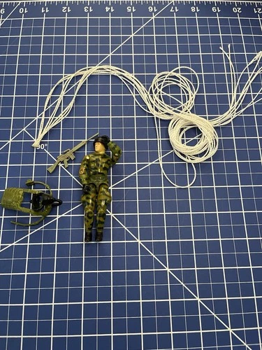 Hasbro 1984 GI Joe Ripcord 100% Complete. Tight Joints/ Set Of Parachute Strings