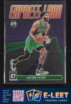 2023-24 Donruss Optic Jayson Tatum Express Lane Purple #12