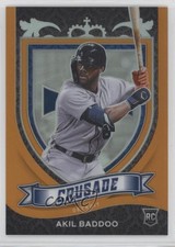 2021 Panini Chronicles Crusade Neon Orange Prizm 17/17 Akil Baddoo #14 0a3