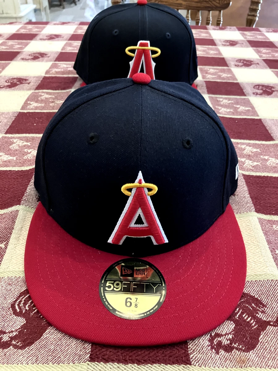 Red Los Angeles Angels MLB Fan Apparel & Souvenirs 7 3/8 Size for