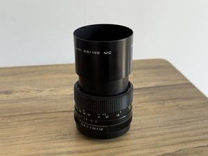 Pentacon 135mm F2.8 M42 Lens 6 blades Small Specs Of Dust. High Build Quality.