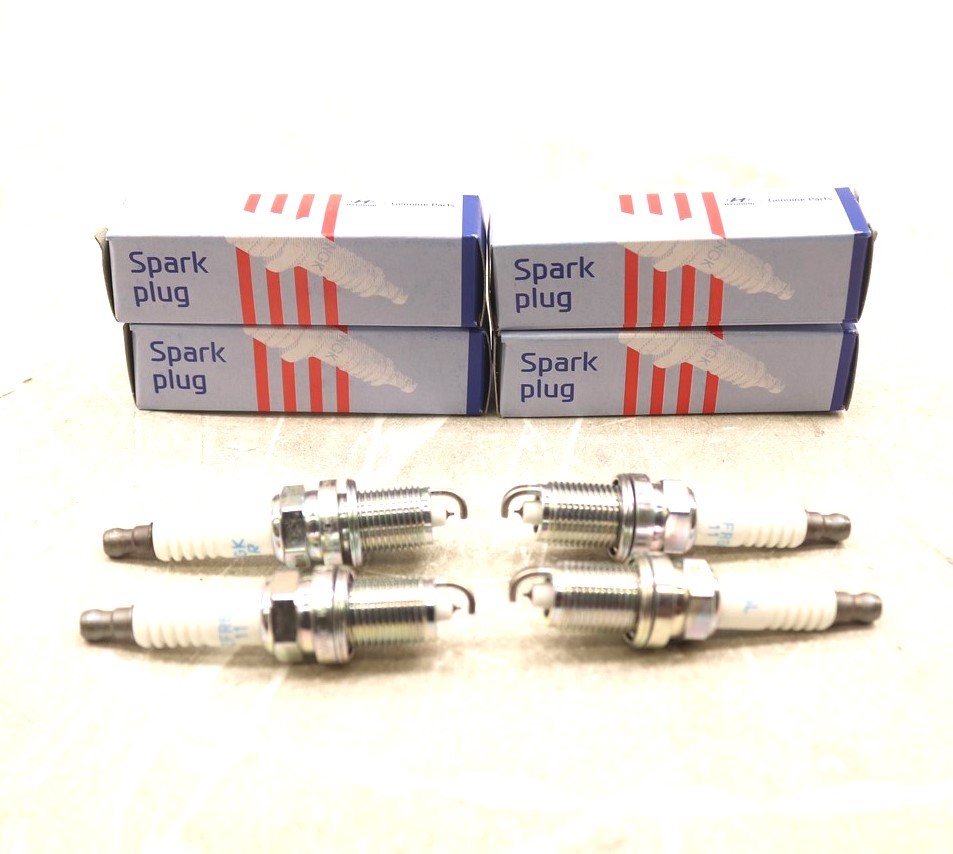 NEW OEM Spark Plugs Set of 4 1883911051 for Elantra 2006-2010 Spectra 2007-2009