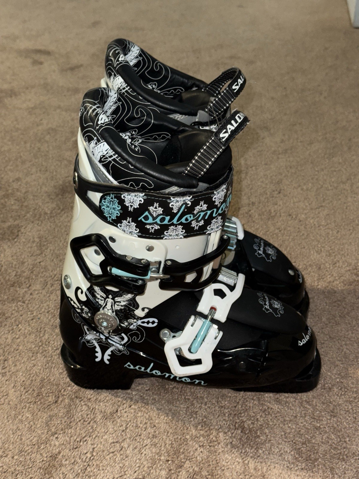 SALOMON POISON ENERGYZER 90 LINEA DONNA SCARPONI DA SCI MISURA 23 5