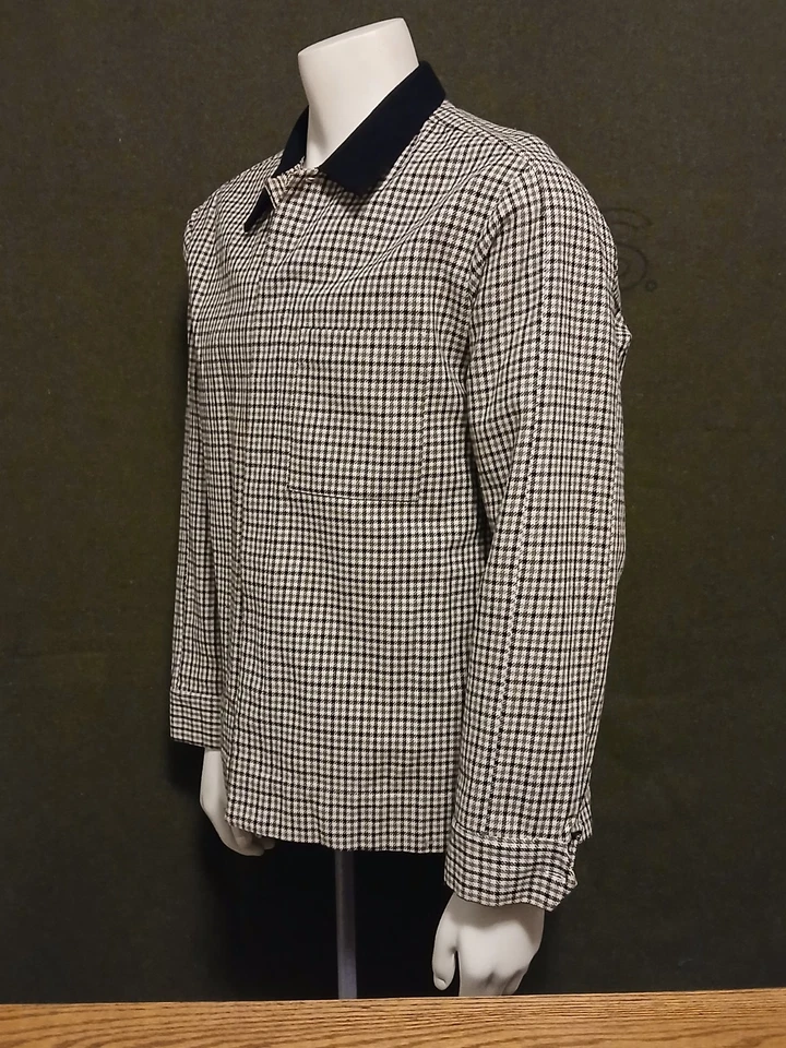 Blazer/chaqueta vintage años 70 Pierre Cardin para mujer lana tweed pata de gallo a cuadros Foto 2 de 4