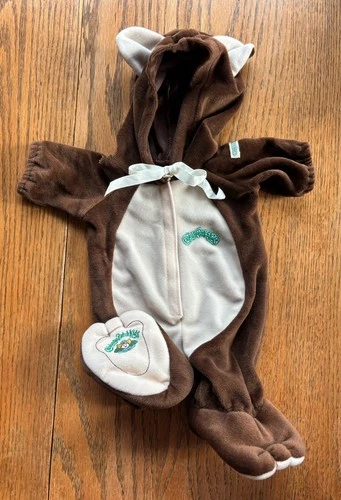 Vintage 80s Cabbage Patch Doll Outfit - Bear Costume Sleeper