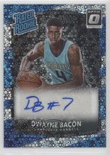 2017 Panini Donruss Optic Fast Break Prizm Signatures Dwayne Bacon #161 Auto pn5