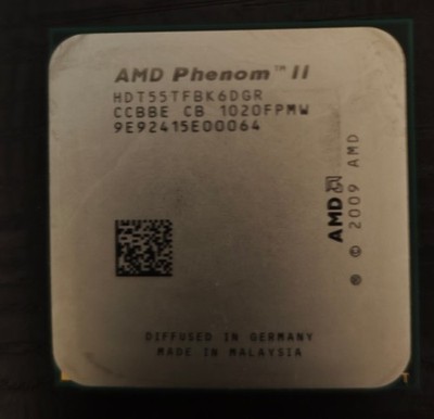 AMD Phenom II X6 1055T - 6 Core - 2.8 GHz (3.3 GHz Turbo) (125W)