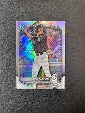 2025 Bowman Draft #BDC-10 Billy Carlson 1st Prospect Refractor BJSXL