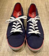 Keds Patriotic Navy Blue Women's Sneaker Sz 8 Casual Lace-Up Red Boat EUC