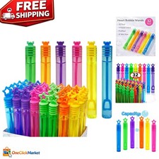 Fun 4.25-Inch Star Bubble Wands - Non-Toxic, Assorted Colors for Any Occasion