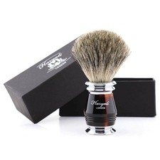 Mens Traditional Natural Bristle Shaving Brush Badger Hair Barber Hair Beard