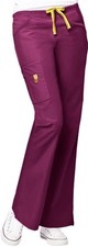 WINK WOMEN's Origins Unisex Scrub Pant, EGGPLANT S TALL