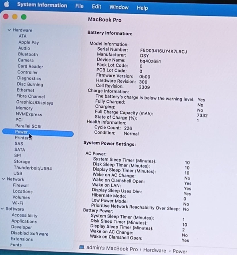 Apple MacBook Pro 16" 2019 · i7 · 32GB · 8TB, photo 4 of 5