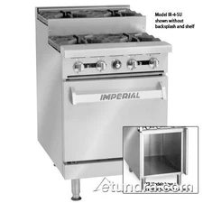 Imperial IR12SUXB 72 in 12Burner Stepup Gas Range w/ Cabinet Base