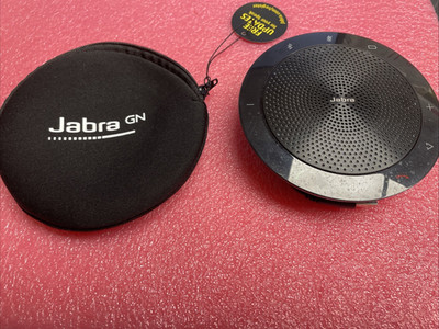 USED Jabra SPEAK PHS002W Black Wireless Bluetooth USB Conference Speakerphone.