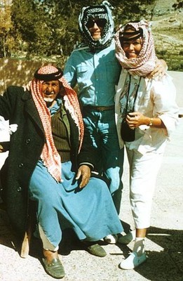 Heino wife Hannelore Kramm Burnus East Asia cruise India Egypt Car- Old Photo