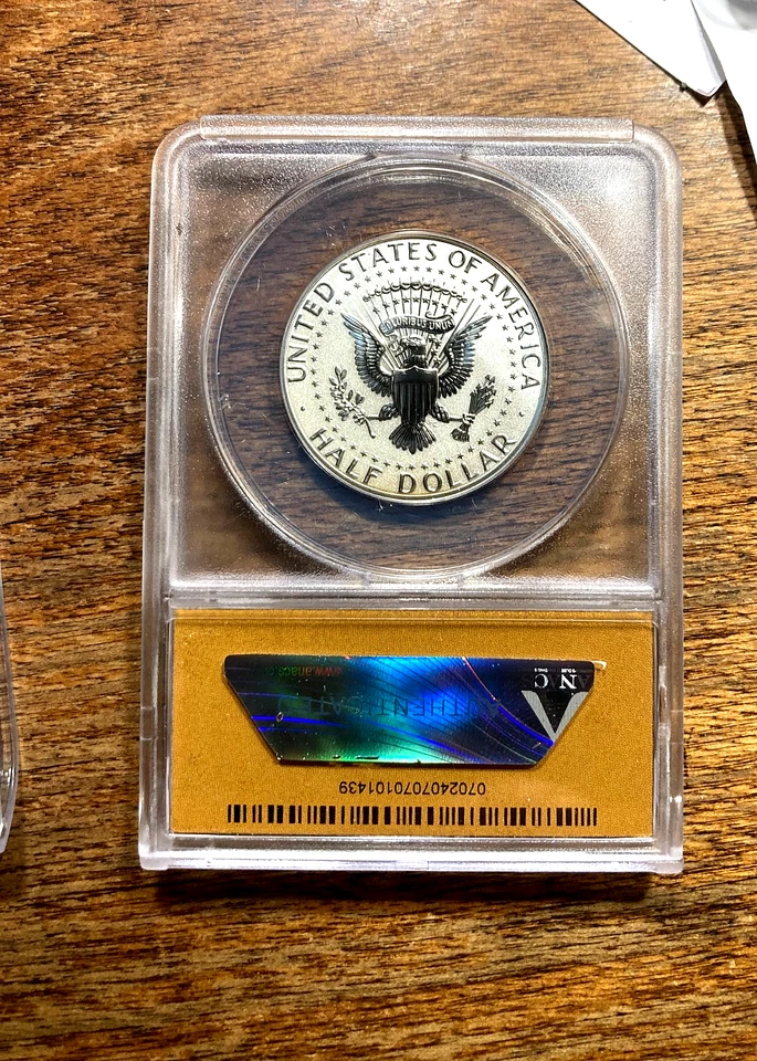 2018-S Reverse Proof 5 Coin Set *ANACS DCAM 70* 50th Anniversary Set #13 of 756 - Image 3 of 4