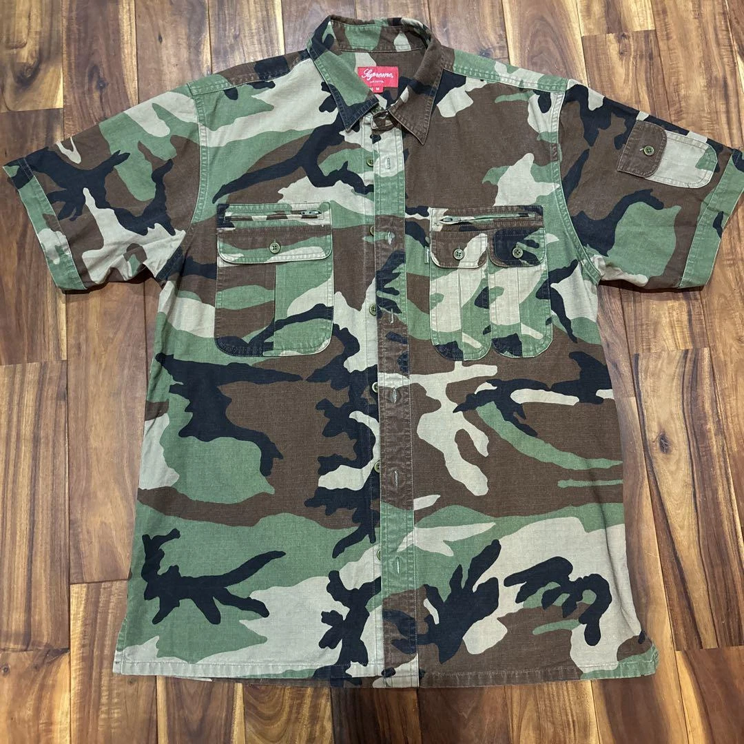 chemise camouflage forêt suprême camouflage taille M occasion du JAPON 2503SM