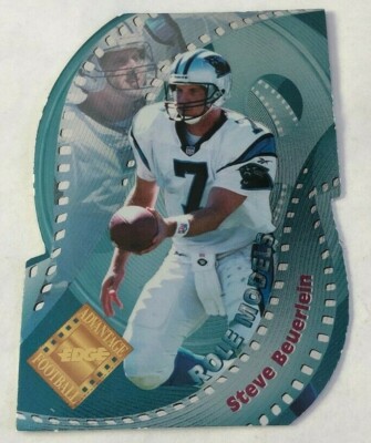 1996 Collector's Edge Advantage Role Models Steve Beuerlein #RM12 Panthers