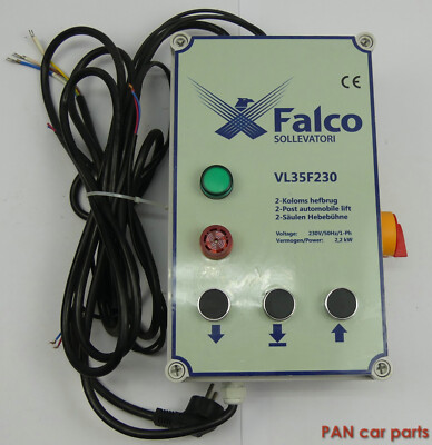 Falco Sollevatori Steuerung VL35F230, für 2-Säulen Hebebühne, 230V, 50Hz