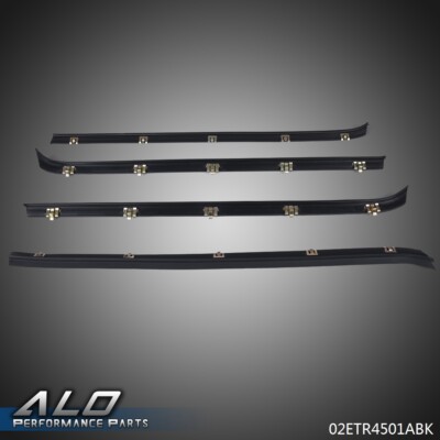 Window Sweep Felt Weatherstrip Seal Kit Fit For 81-91 Chevy GMC Pickup Truck