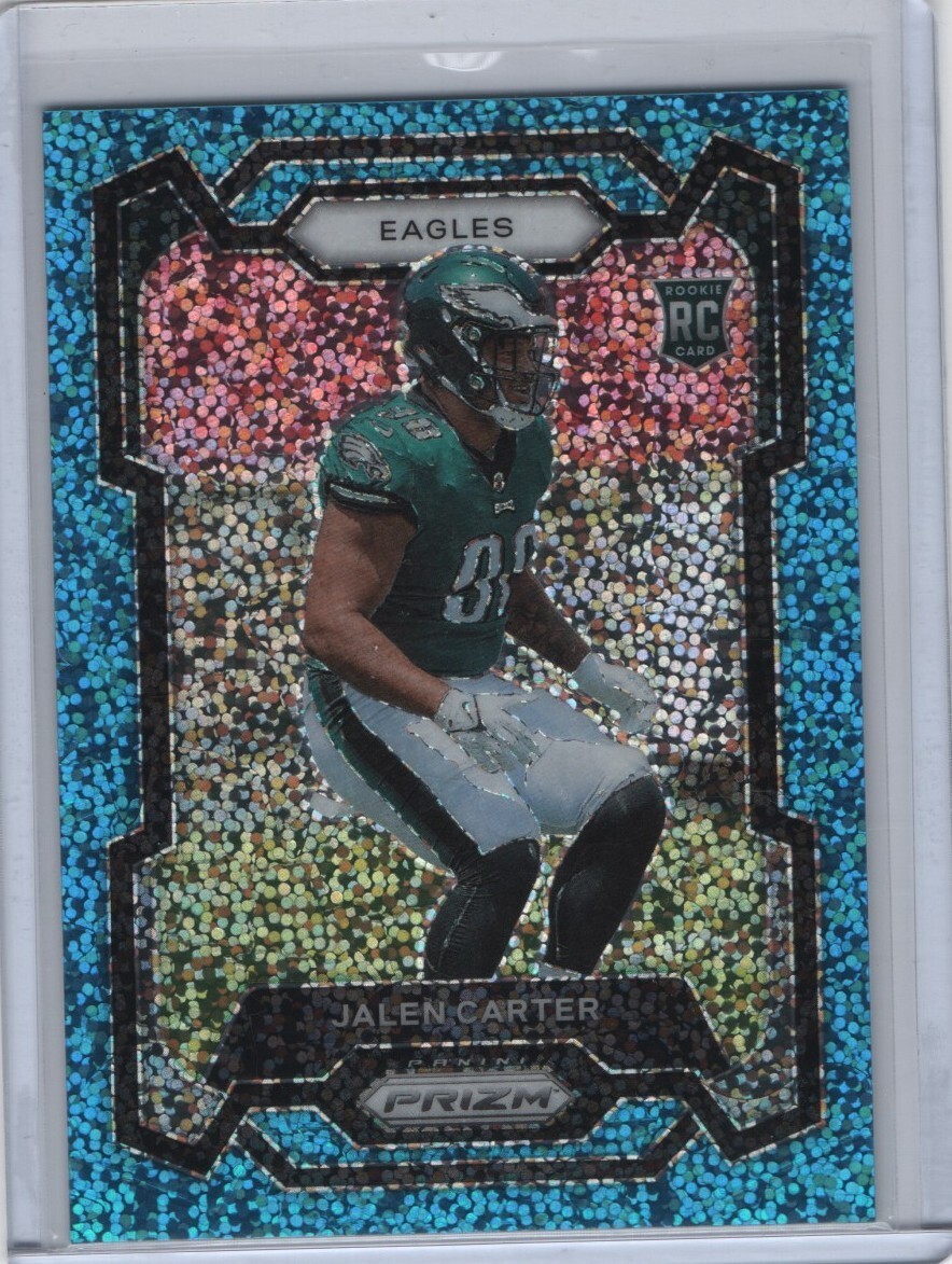 Jalen Carter 2023 Panini Prizm Rookie Blue Sparkle #381 /96