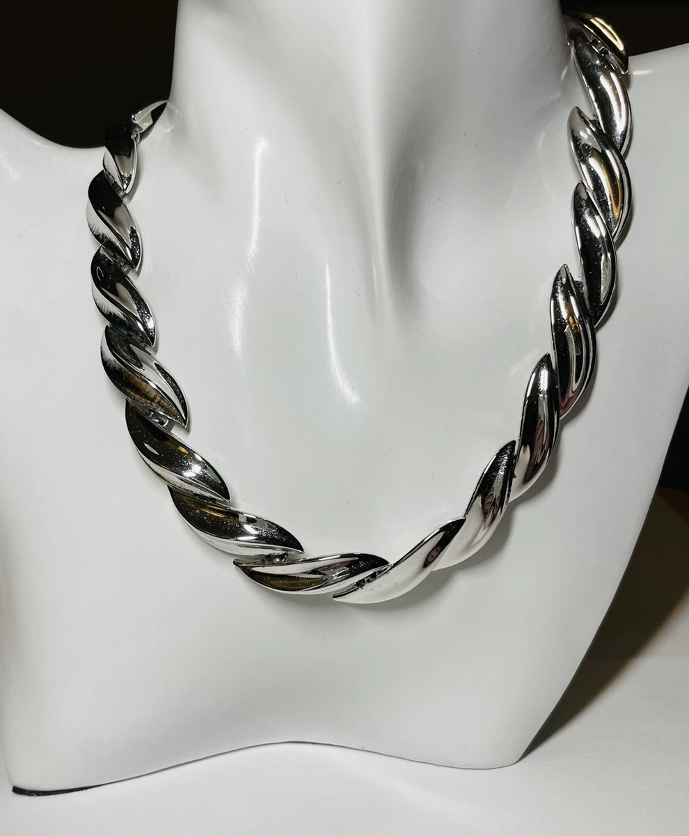 Trifari clearance silver necklace