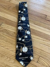 Appointed Apparel Watch and Pray Black Gold Christian Tie Biblical Mark 13:33