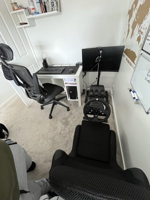 Sim Racing Desk Setup Sim Racing Playseat Evolution Reddit Gaming