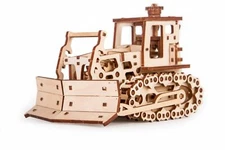 Mechanical Time for Machine 3D wooden puzzle Model Push Dozer Construction Set