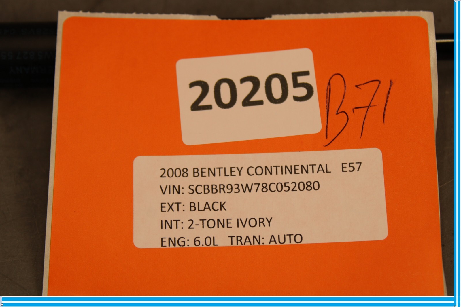 Bentley Continental 2004-2012 Right Strut assembly